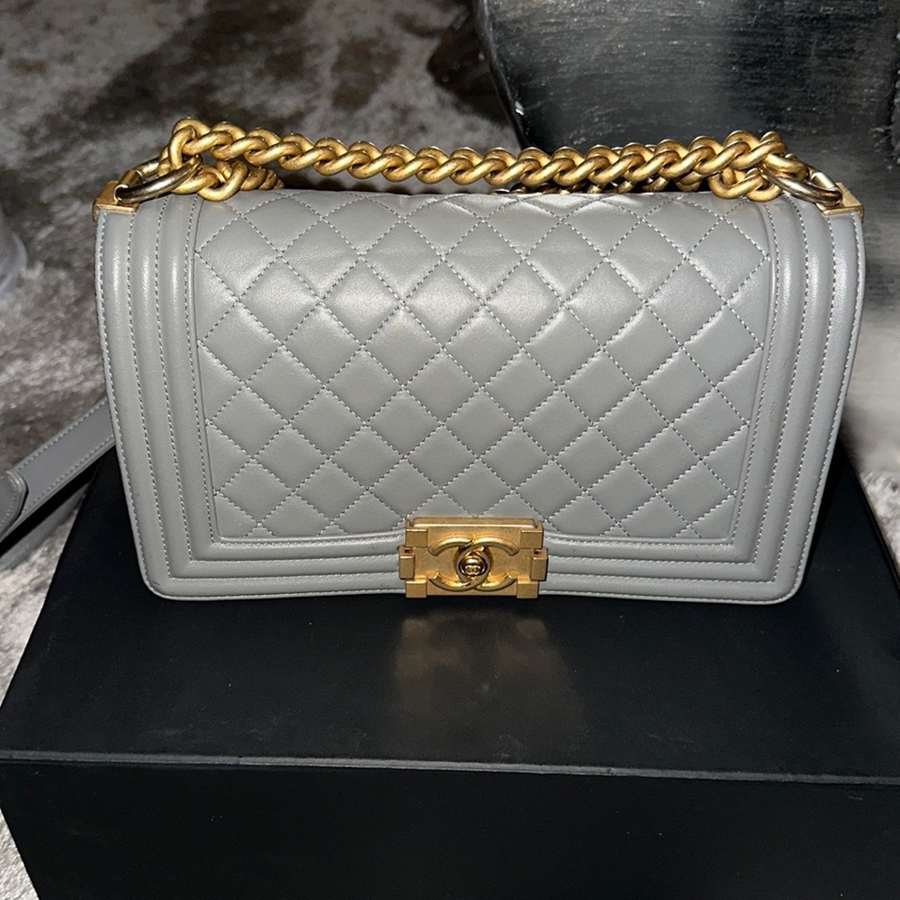 SOLD Chanel Boy Bag (New Medium)
